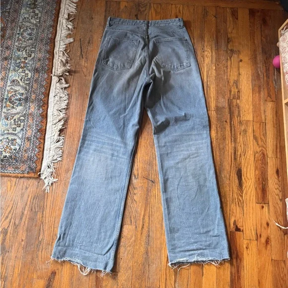 Zara TRF High Rise Wide Leg jeans 8 - Picture 9 of 9